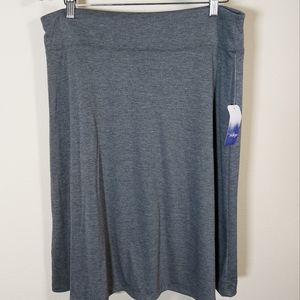 NWT Great Northwest Indigo Gray Skirt size Large